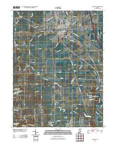 Franklin 2010 topographic map thumbnail