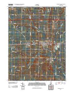Cambridge City 2010 topographic map thumbnail