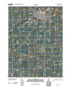 Bluffton 2010 topographic map thumbnail