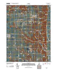 Dana 2010 topographic map thumbnail