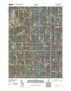 Beecher East 2010 topographic map thumbnail