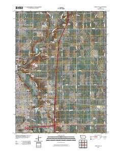 Ames East 2010 topographic map thumbnail