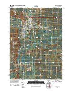 Brandon 2011 topographic map thumbnail