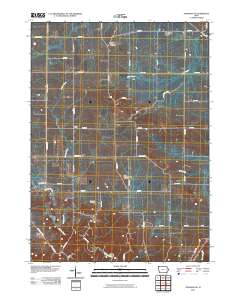 Anamosa NE 2010 topographic map thumbnail