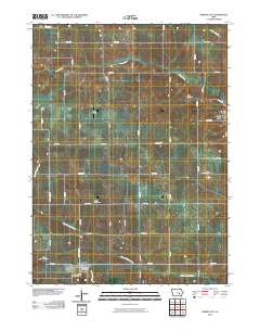 Barnes City 2010 topographic map thumbnail