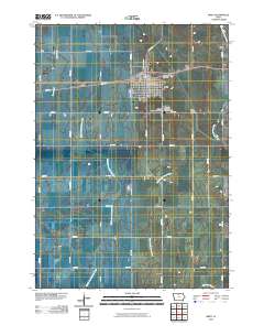 Britt 2010 topographic map thumbnail