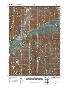 Battle Creek 2010 topographic map thumbnail