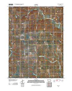 Arispe 2010 topographic map thumbnail