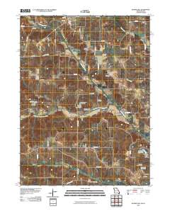 Bunker Hill 2010 topographic map thumbnail