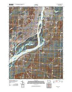 Clinton 2010 topographic map thumbnail