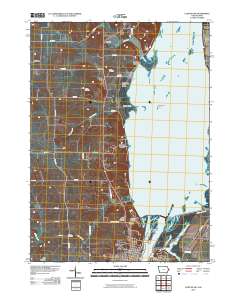 Clinton NW 2010 topographic map thumbnail