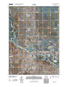 Cedar Falls 2010 topographic map thumbnail