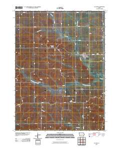 Clutier 2010 topographic map thumbnail
