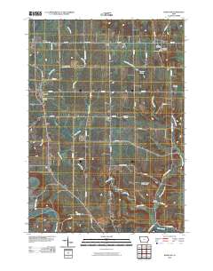 Burr Oak 2010 topographic map thumbnail