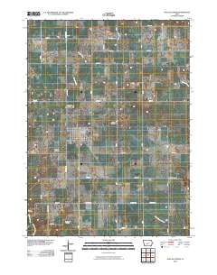 Dallas Center 2010 topographic map thumbnail