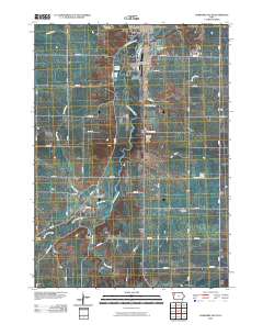 Cherokee South 2010 topographic map thumbnail