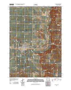 Canton 2010 topographic map thumbnail