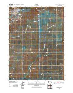 Corning South 2010 topographic map thumbnail