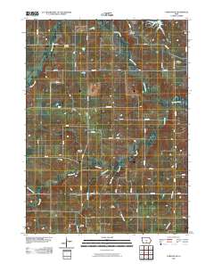 Corydon NE 2010 topographic map thumbnail