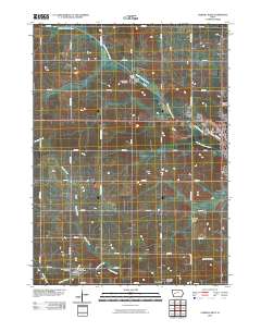 Carroll West 2010 topographic map thumbnail