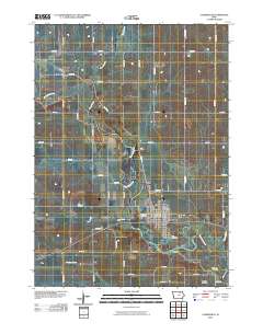 Clarksville 2010 topographic map thumbnail