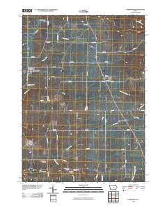 Farmersburg 2010 topographic map thumbnail