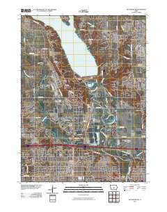 Des Moines NW 2010 topographic map thumbnail