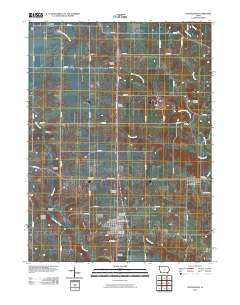 Donnellson 2010 topographic map thumbnail