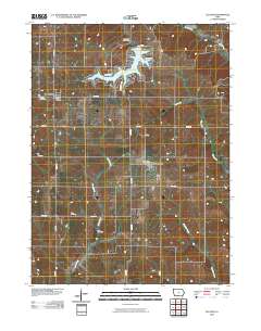 Ellston 2010 topographic map thumbnail