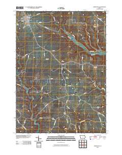 Garnavillo 2010 topographic map thumbnail
