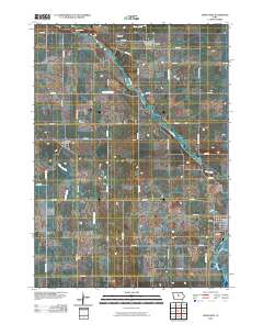 Dows West 2010 topographic map thumbnail