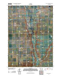 Gillett Grove 2010 topographic map thumbnail