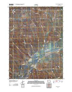 Dunlap NE 2010 topographic map thumbnail