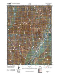Dunlap SW 2010 topographic map thumbnail