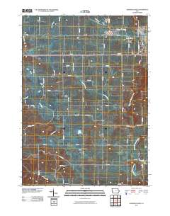 Dyersville West 2010 topographic map thumbnail