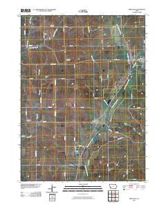 Exira West 2010 topographic map thumbnail