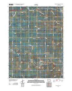 Earlham West 2010 topographic map thumbnail
