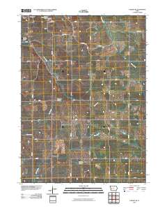 Earling NE 2010 topographic map thumbnail