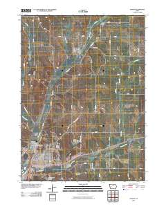 Denison 2010 topographic map thumbnail