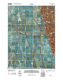 Hornick 2010 topographic map thumbnail