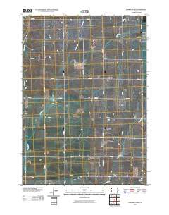 Granville West 2010 topographic map thumbnail
