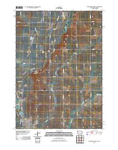 Hawarden North 2010 topographic map thumbnail