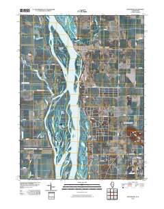 Keithsburg 2010 topographic map thumbnail