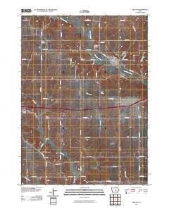 Kellogg 2010 topographic map thumbnail