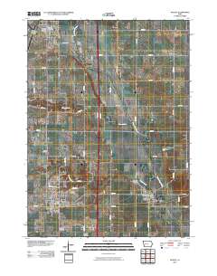 Huxley 2010 topographic map thumbnail