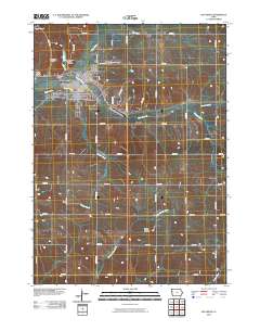 Ida Grove 2010 topographic map thumbnail