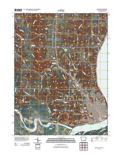 Keokuk 2012 topographic map thumbnail