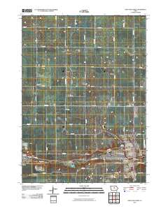 Iowa Falls West 2010 topographic map thumbnail