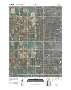 Ireton 2010 topographic map thumbnail