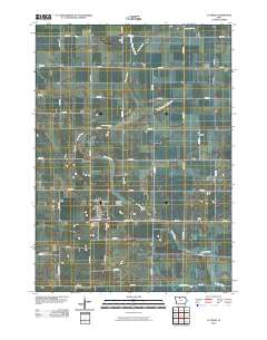 Lu Verne 2010 topographic map thumbnail